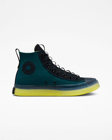 Tenisky Vysoke Converse Chuck Taylor All Star CX Explore Edge Glow Damske Zelene Čierne | SK KYSCQ4